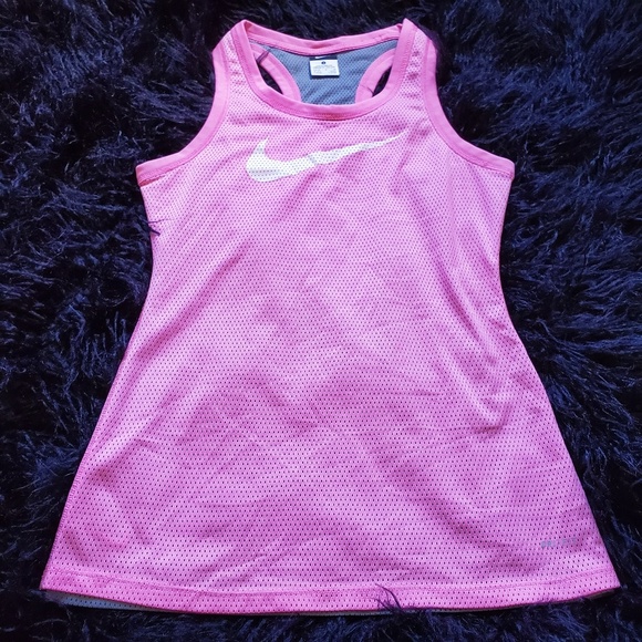 Nike Tops - Nike Pink and gray Racerback Shirt
